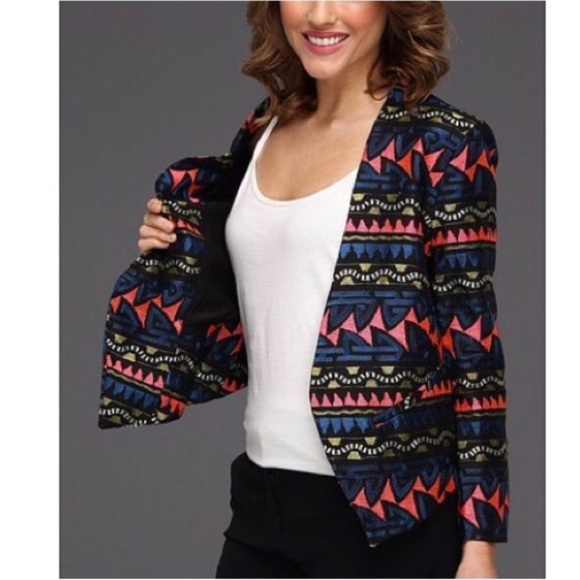 { Parker NY } : “Emmy” Black Embroidered Jacket - Picture 3 of 8